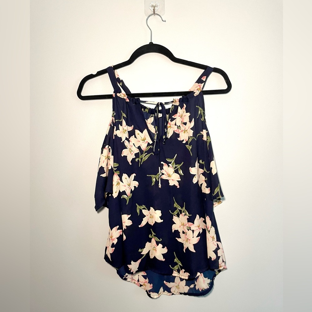 Cold shoulder blouse